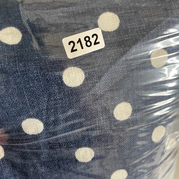 Pottery Barn Blue Soft Denim White Polka Dot Lot Sm Lg Napkins Table Runner - Picture 6 of 6